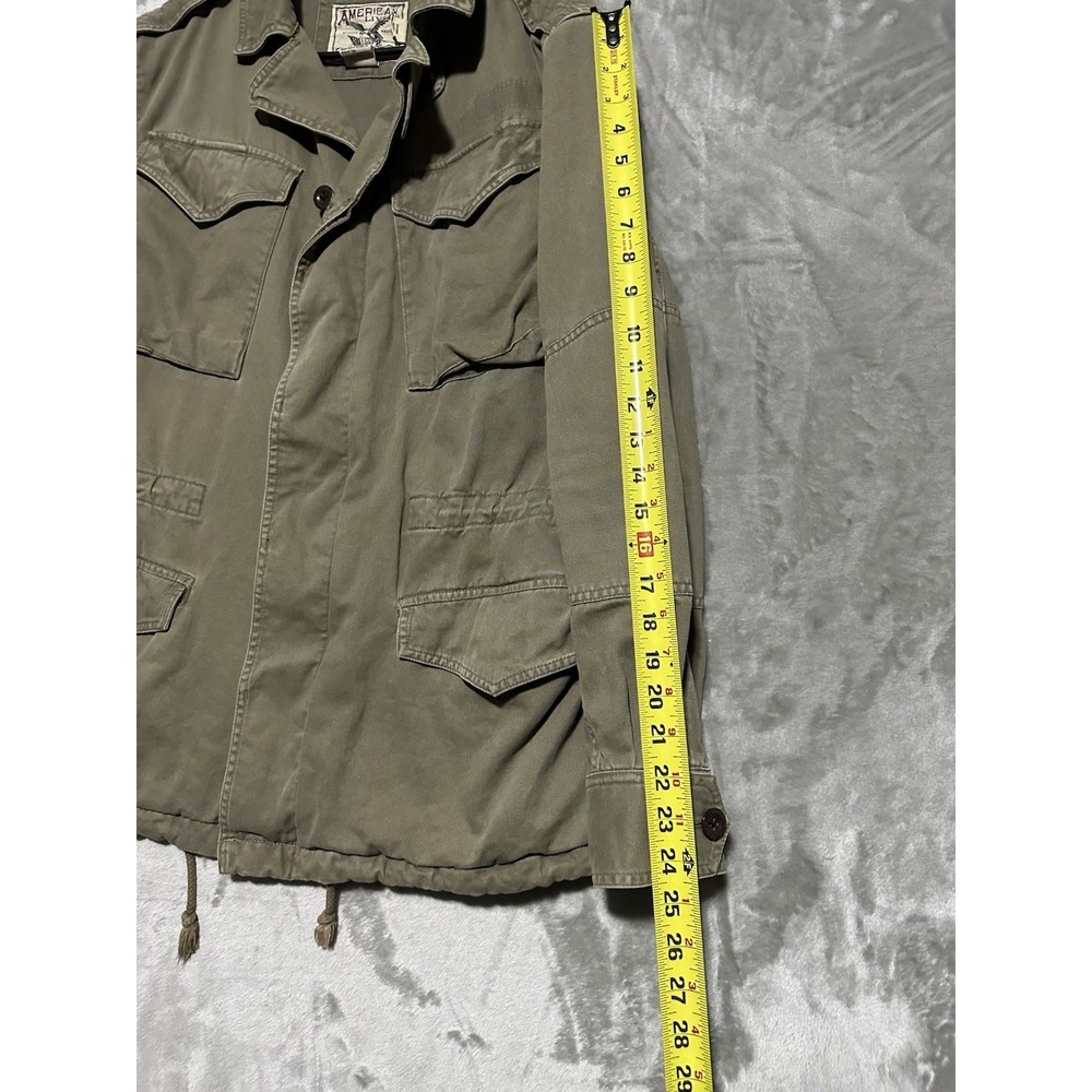 American Living Utility Military Scout Jacket Mens Size M Army Green Outdoors - Picture 7 of 10